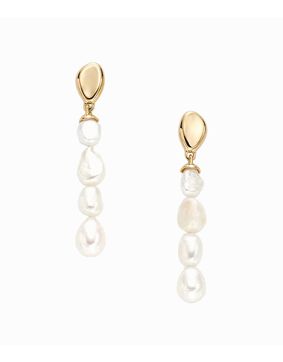 Skagen Agnethe Pearl pitkät barokkihelmikorvakorut SKJ1827710