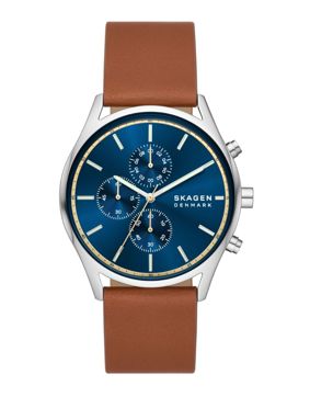 Skagen Holst Chronograph 3-hand Silver brown SKW6916