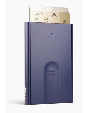 Ögon Slider Navy Blue RFID-suojattu korttikotelo