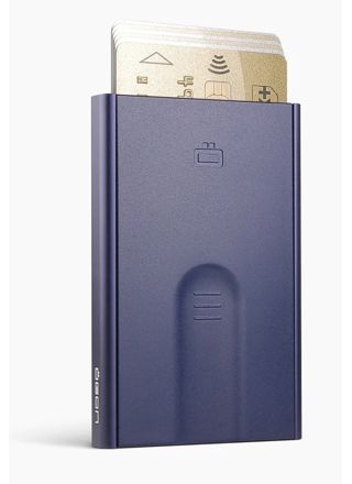 Ögon Slider Navy Blue RFID-suojattu korttikotelo