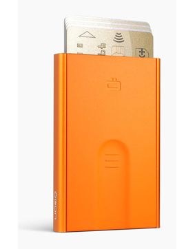 Ögon Slider Orange RFID-suojattu korttikotelo