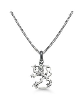 Suomi Leijona hopeakaulakoru oksidoitu SLR-15X/45cm