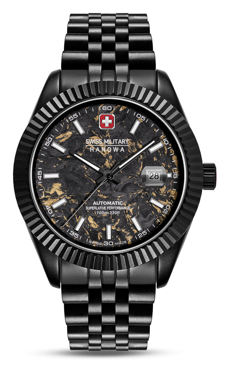 Swiss Military Hanowa Black Forged SMWGL0005531