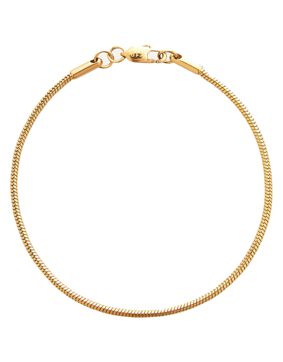 Mockberg Snake Chain kullattu rannekoru MO576