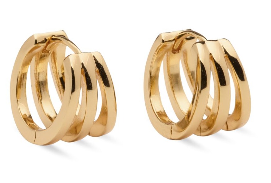 Sparv Soirée kullatut korvarenkaat 1810101