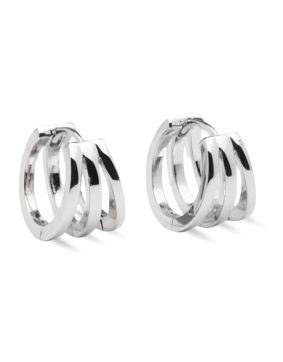 Sparv Soirée hopeanväriset korvarenkaat 1810201