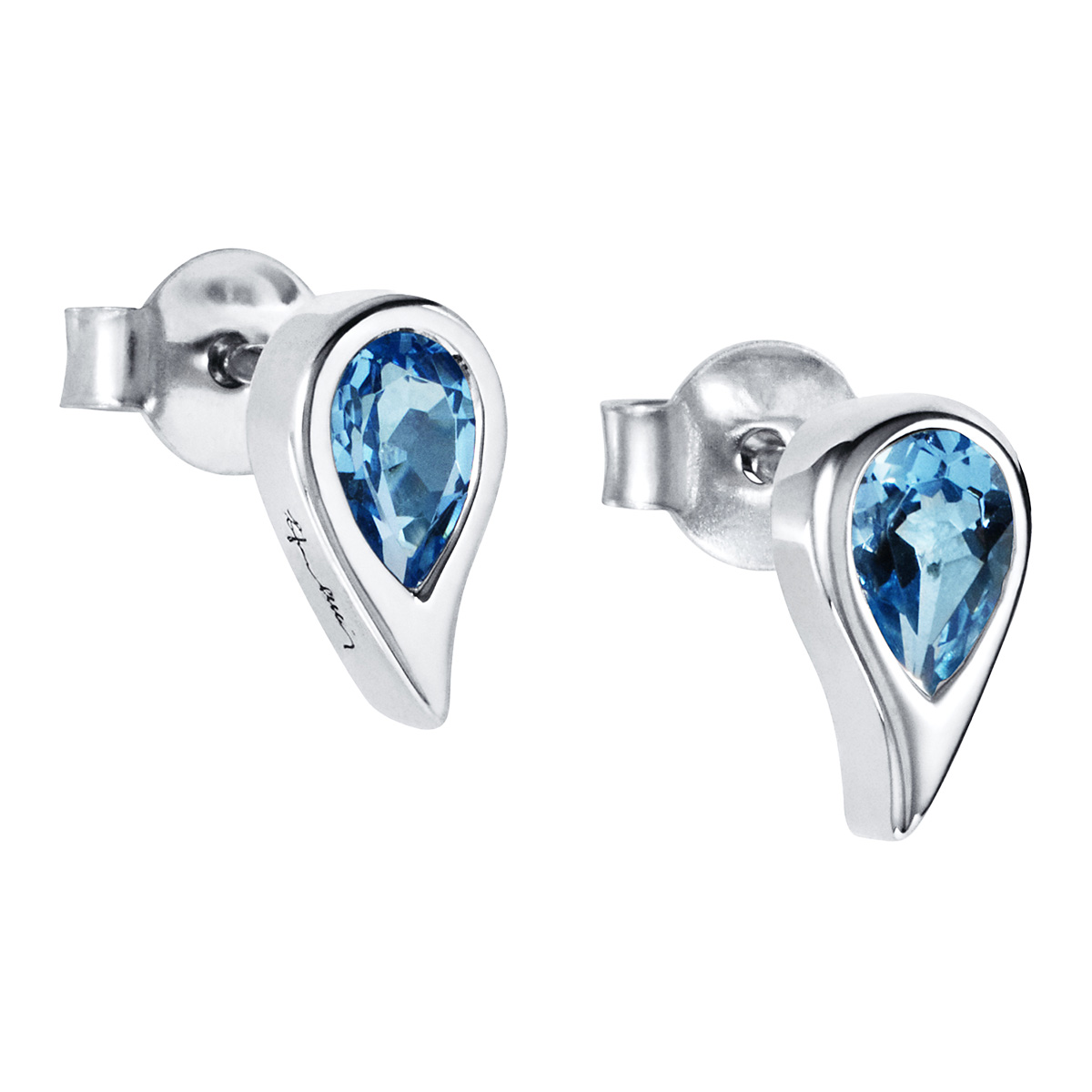 Efva Attling Sparkle Of Life korvakorut sininen topaasi 12-100-02441-0000