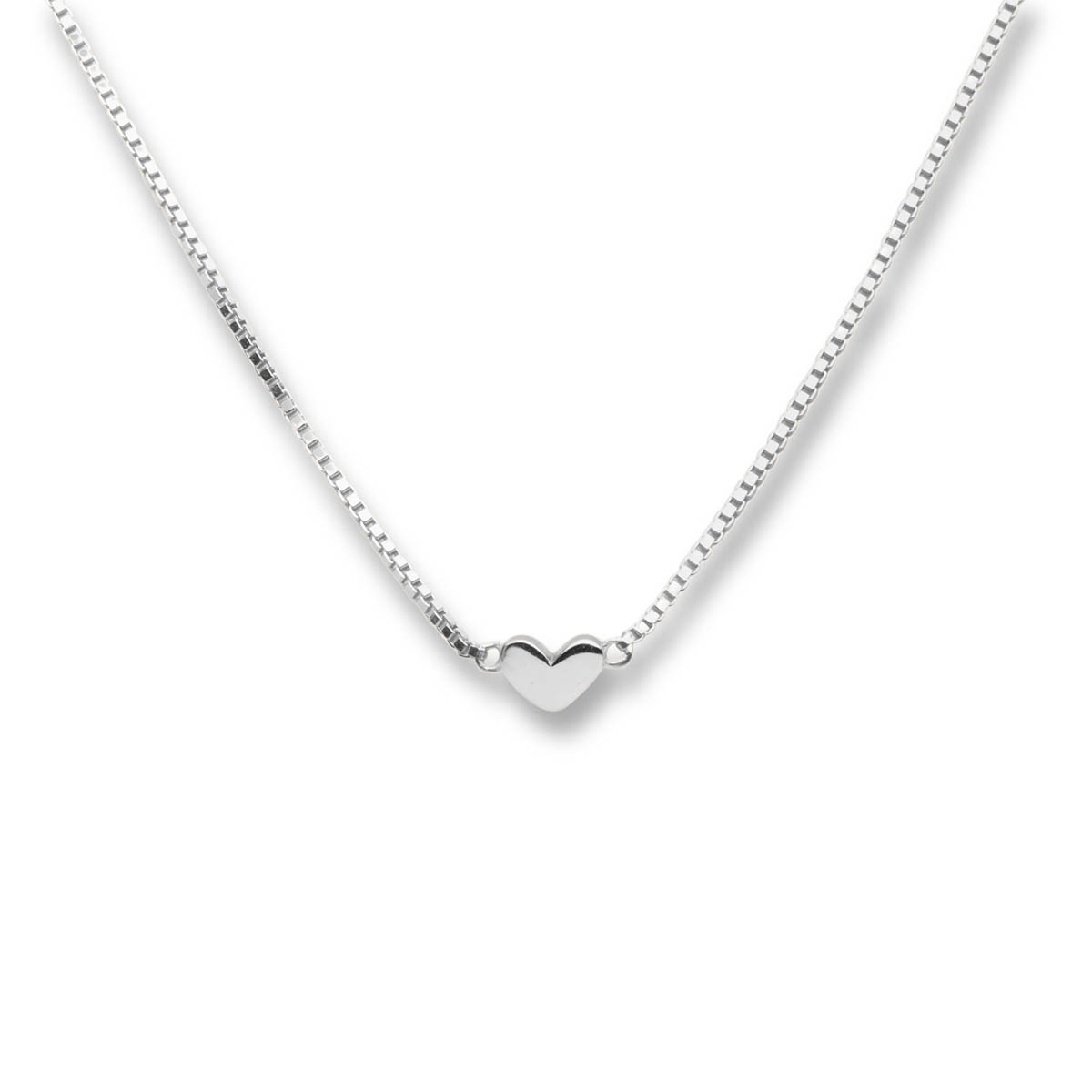 Sparv Admire hopeanvärinen sydänkaulakoru 3120201