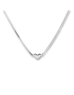 Sparv Admire hopeanvärinen sydänkaulakoru 3120201