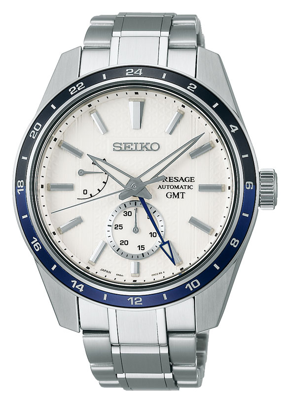 Seiko Presage Sharp Edged Series GMT Zero Halliburton Limited Edition SPB269J1