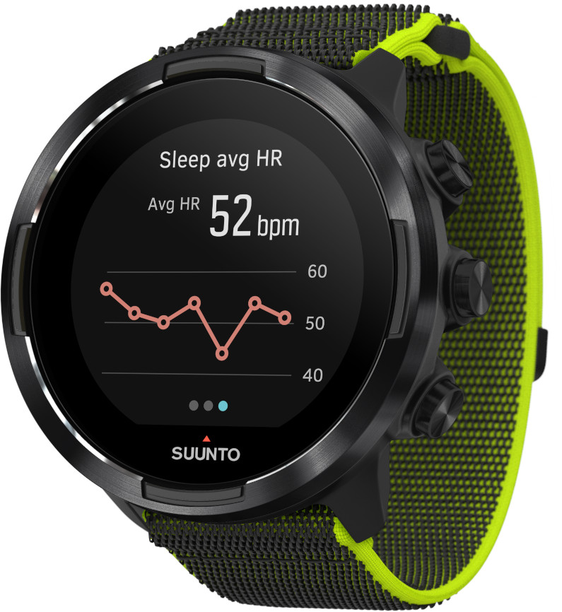 Suunto 9 Baro Lime Velcro lykello Keskisen Kello Oy