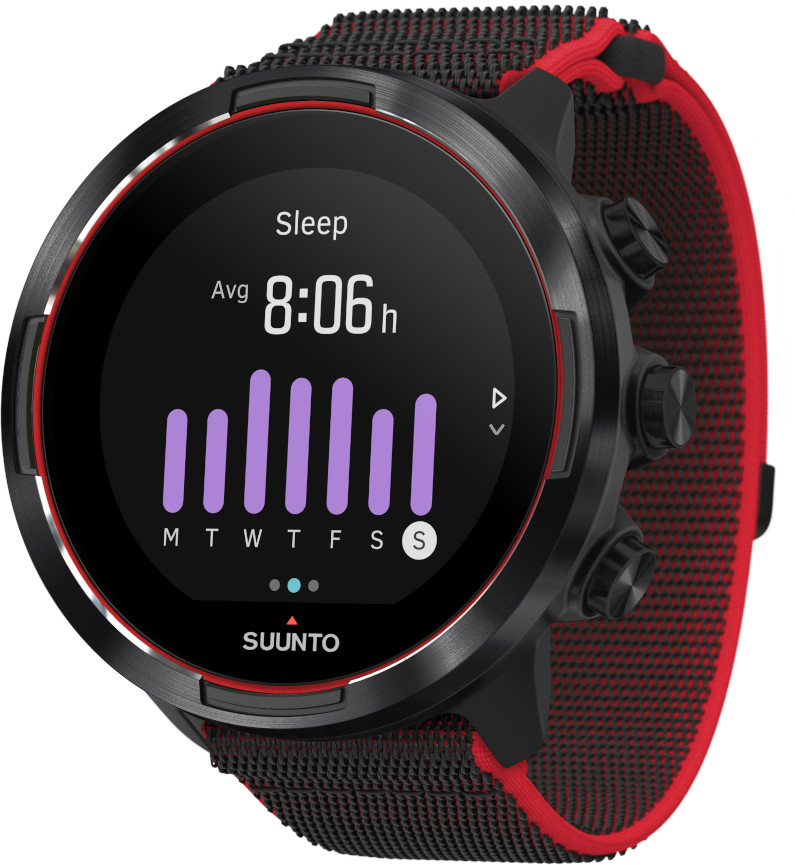 Suunto 9 Baro Red Velcro lykello Keskisen Kello Oy