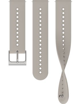 Suunto 22 mm urban 4 -silikoniranneke sand gray s+m SS050848000