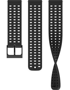 Suunto 22 mm athletic 2 -silikoniranneke all black s+m SS050850000