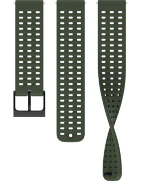 Suunto 22 mm athletic 2 -silikoniranneke forest green s+m SS050851000