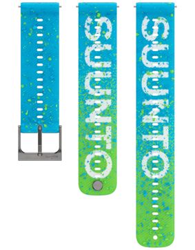 Suunto Athletic 6 silikoniranneke 22 mm Power Blue S+M