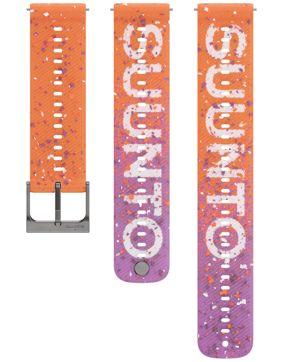 Suunto Athletic 6 silikoniranneke 22 mm Power Orange S+M