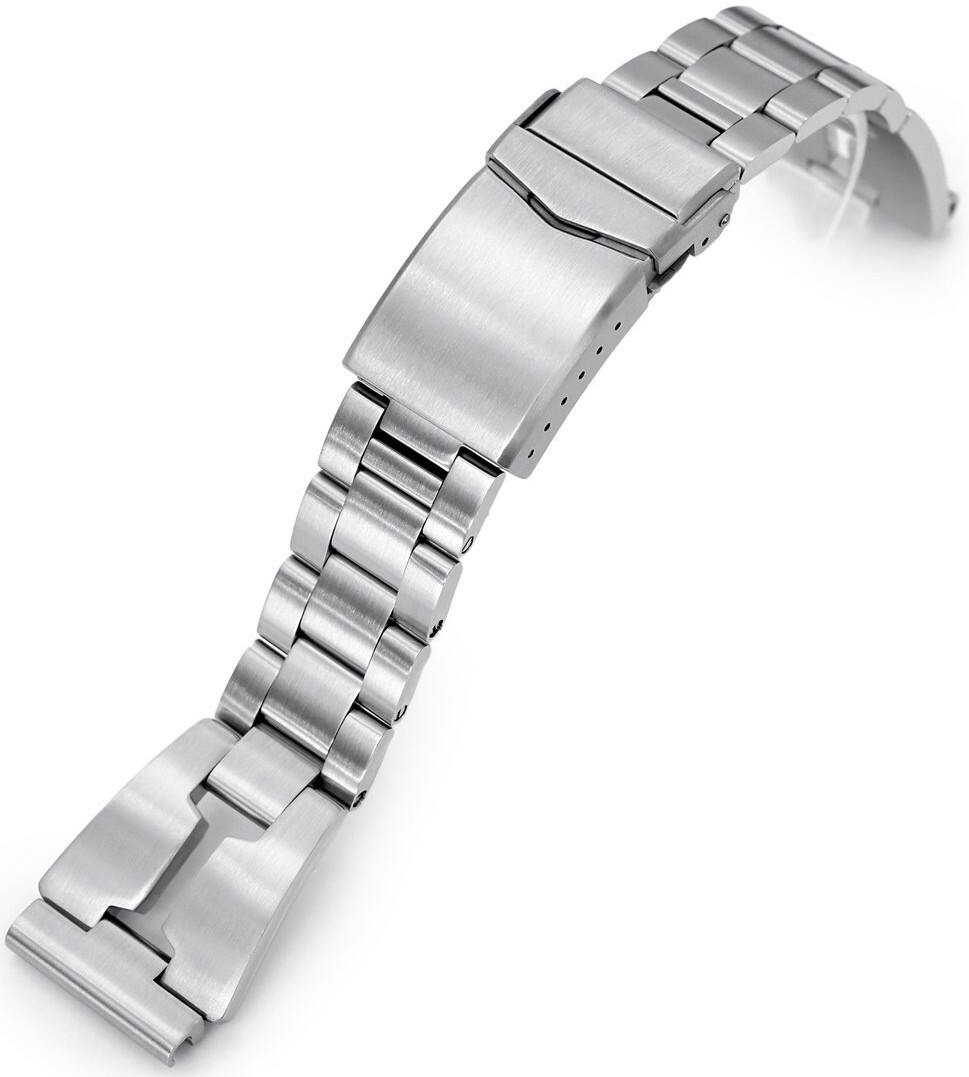 MiLTAT Retro Razor 20mm Straight End teräsranneke SS201820B090S