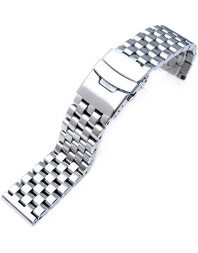 MiLTAT Brushed Super Engineer 20mm Straight End teräsranneke SS202003B009