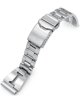 MiLTAT Retro Razor 22mm Straight End teräsranneke SS221820B039S