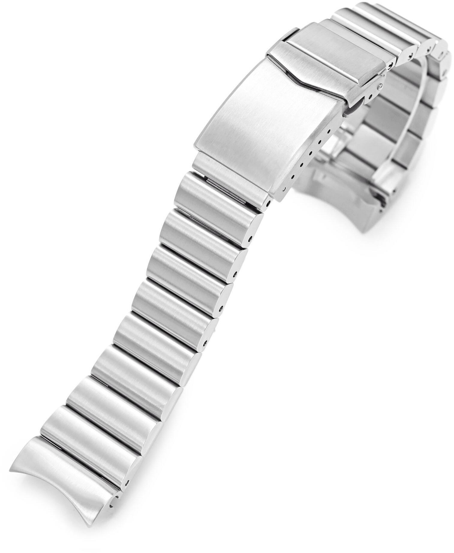 MiLTAT Bandoleer teräsranneke Seiko 5 -sarjaan SS221820B102-S5