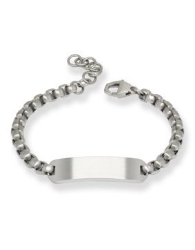 Ace Of Spades laattarannekoru Steel SSB-8644/19+3cm