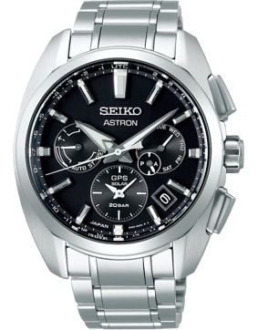 Seiko Astron GPS Solar SSH067J1 Dual-Time Sport Titanium