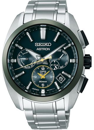 Seiko Astron GPS Solar SSH071J1 Sport Titanium Green Dial Limited Edition