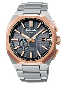 Seiko Astron GPS Solar Rose Gold Crystal Box SSJ014J1