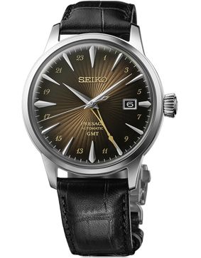 Seiko Presage Cocktail Time Rusty Nail GMT SSK039J1