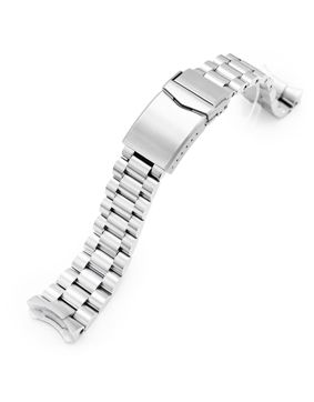 MiLTAT Endmill teräsranneke Seiko 5 GMT SSK sarjaan SS221820B116-GMT