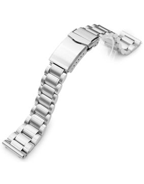 MiLTAT Entwine II (Pull-Twist) Brushed straight end teräsranneke 22 mm SS221820B165S