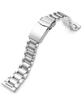 MiLTAT Entwine II (Pull-Twist) Brushed-Polished straight end teräsranneke 22 mm SS221820BPS164S