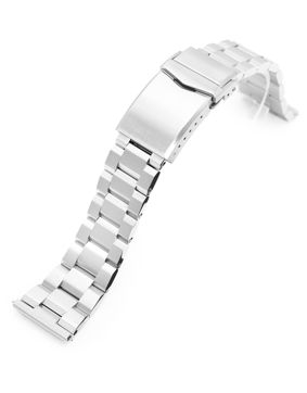 MiLTAT Hexad Straight End 20 mm teräsranneke Quick Release SS201820B132S