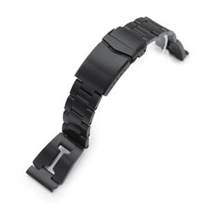 Miltat Razer MiLTAT Reissue Retro Razor 20mm teräsranneke SS201820BBK090S - Keskisen ...