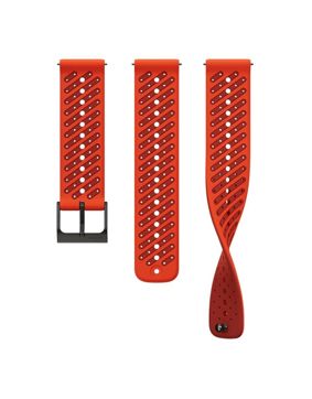Suunto Athletic 8 silikoniranneke 22 mm Coral Orange