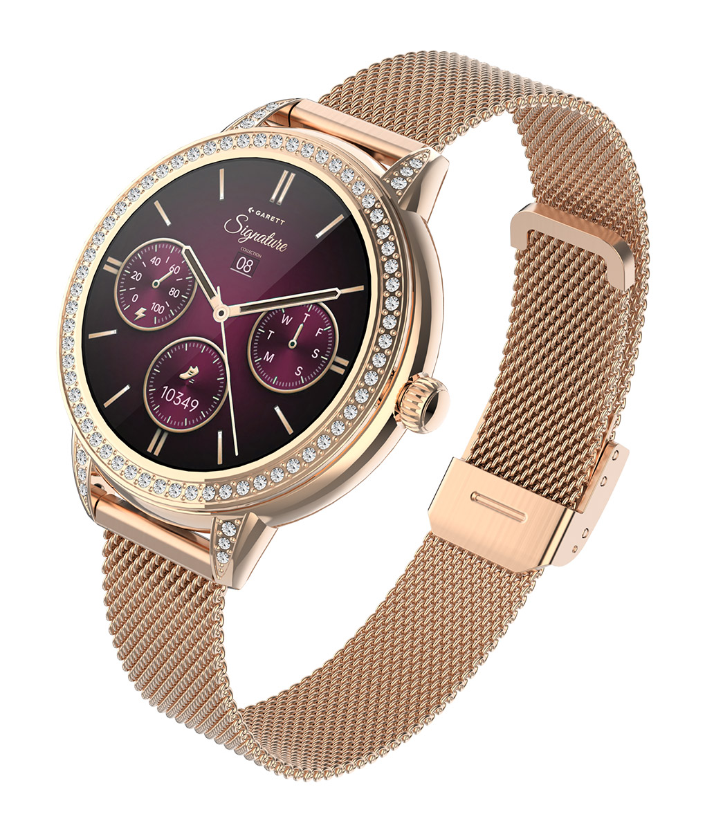 Garett Signature Stella Rose Gold Mesh älykello