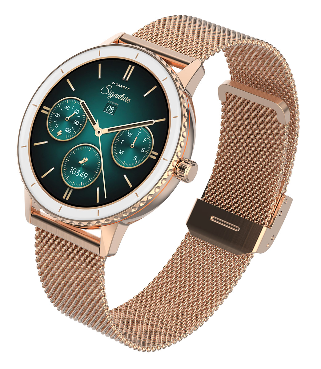 Garett Signature Grace Rose Gold Mesh älykello