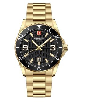 Swiss Alpine Military Sentinel Gold Black 7073.1117