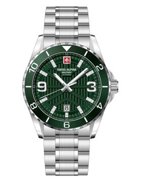 Swiss Alpine Military Sentinel Silver Green 7073.1134