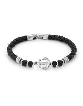 Nomination Atlante rannekoru ankkuri musta akaatti 027507/063