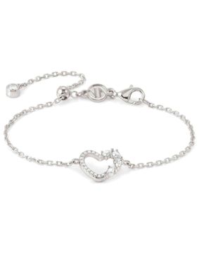 Nomination Shine Me Up hopea rannekoru kirkas sydän 241901/003