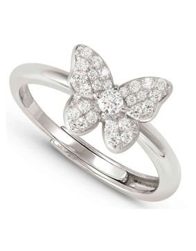 Nomination Sweetmadame hopeasormus pavè perhonen 242001/040