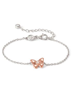 Nomination Sweetmadame hopea rannekoru ruusukullattu perhonen 242004/041