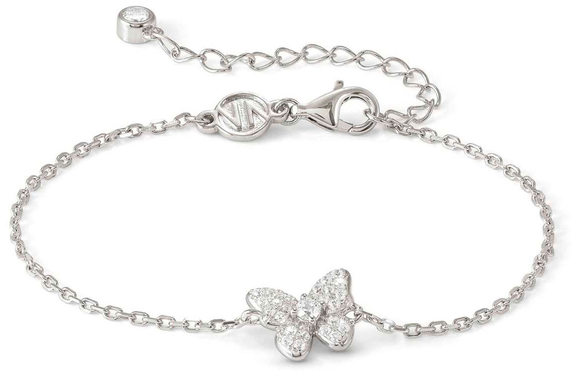 Nomination Sweetmadame hopea rannekoru pavé perhonen 242005/040