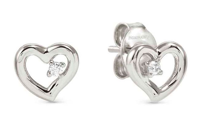 Nomination Dreams sydänkorvakorut hopea 242603/004