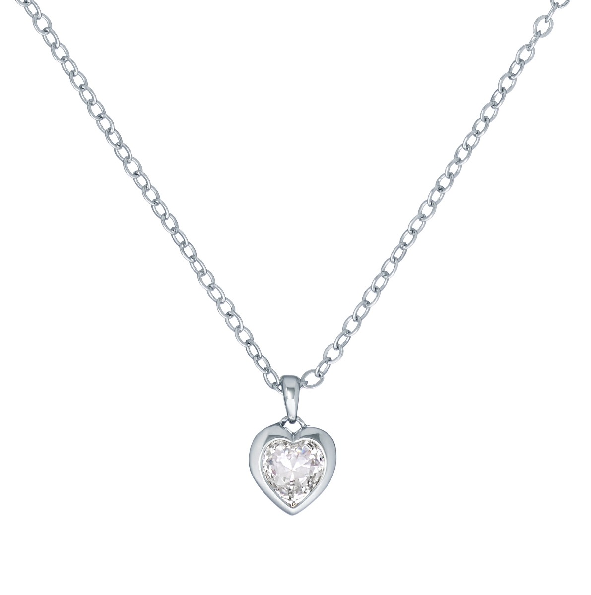 Ted Baker Hannela hopeanvärinen sydänkaulakoru 06-TBJ1681-01-02