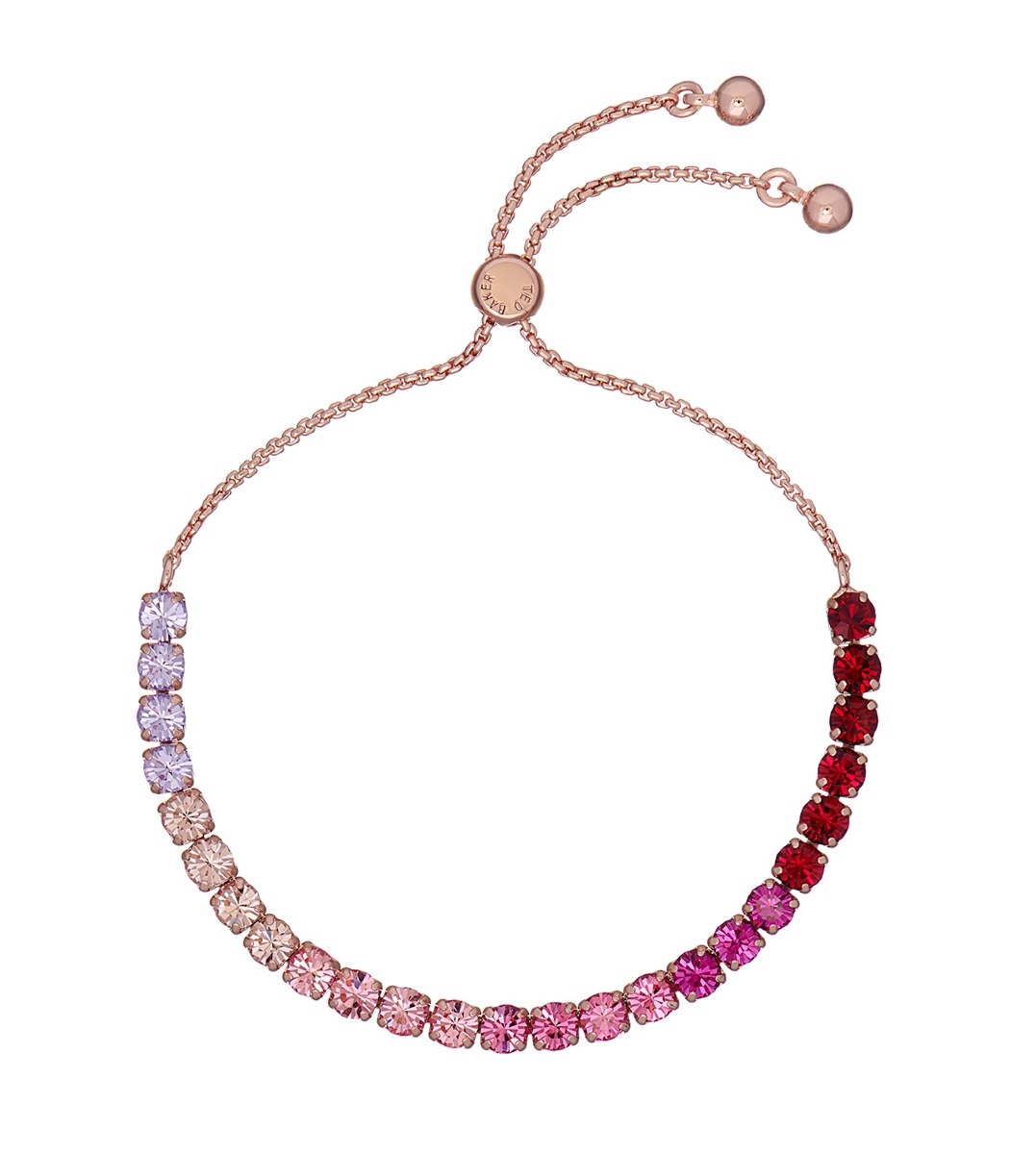 Ted Baker Melrah ruusukullanvärinen tennisrannekoru 06-TBJ2968-24-248