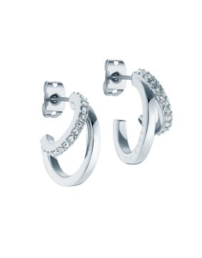 Ted Baker Helias hopeanväriset korvarenkaat 06-TBJ3458-01-02