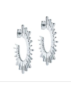 Ted Baker Sunrria hopeanväriset korvarenkaat 06-TBJ3493-01-03